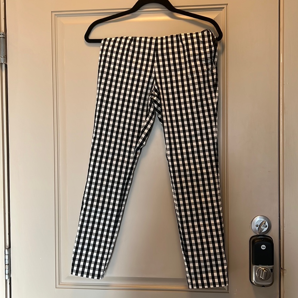 Checkered slacks